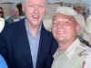 SSgt Nathan Slentz and Bill Clinton