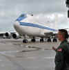 SSgt Hochstein spotting NAOC during taxi