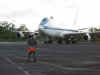TSgt Joe Distasio marshalling E-4