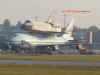 The Space Shuttle Atlantis was transported to Offutt to check the connection between the 747 and the Shuttle. SSgt Brad Calahan and TSgt LJ Johnson responded with AGE support and were rewarded by NASA with a tour of the 747